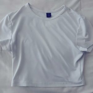SHEIN small white crop top